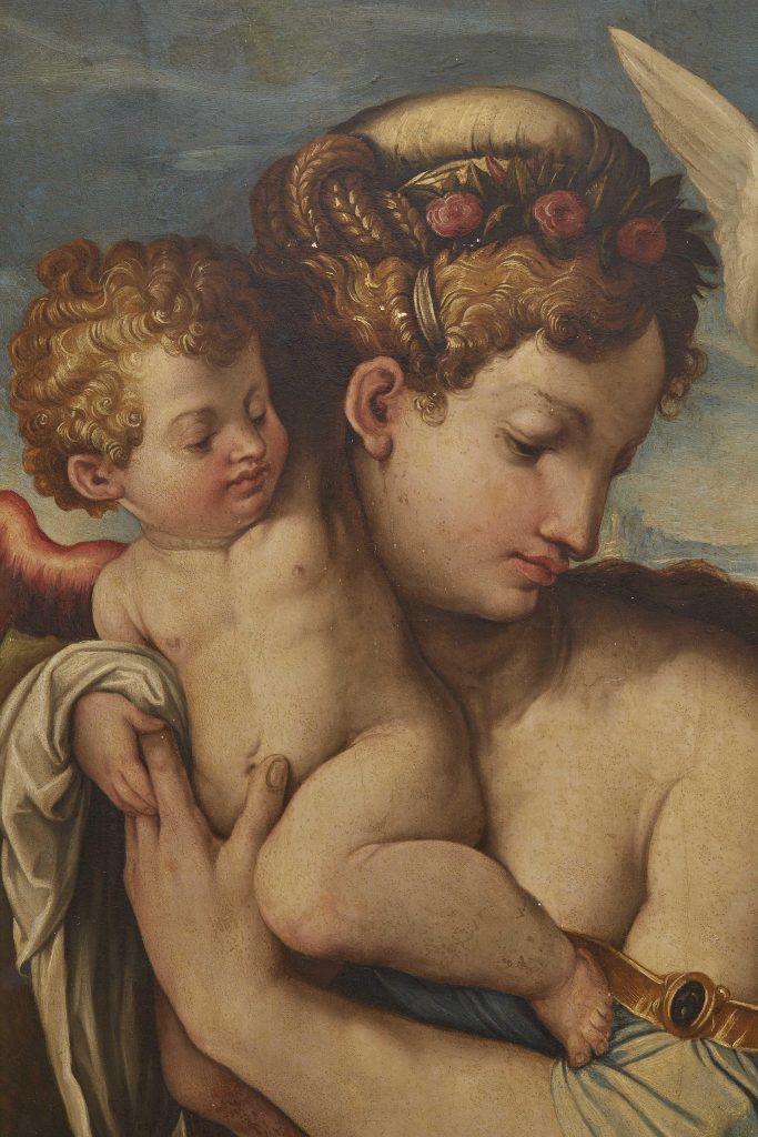 Giorgio Vasari, Le tentazioni di San Girolamo, dettaglio. Pandolfini Casa d'Aste