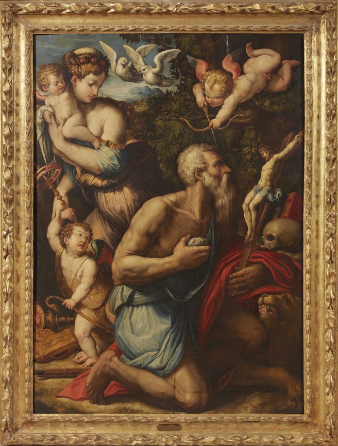 Giorgio vasari, Le tentazioni di San Girolamo. Pandolfini