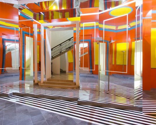 Museo Futuro: aperta la call per la masterclass del Madre Daniel Buren, Axer / Désaxer. Lavoro in situ, 2015, Madre, Napoli