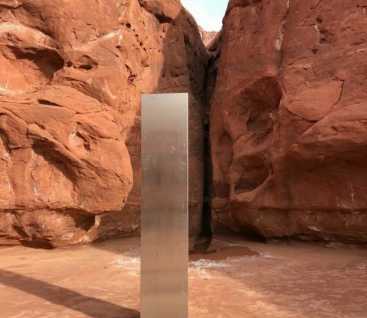 Un monolite d’acciaio è stato scoperto nel deserto dello Utah