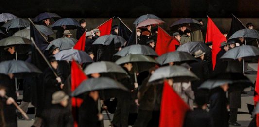 Da CAMERA, un percorso nell’eclettica ricerca di Paolo Ventura Paolo Ventura, Carousel, CAMERA - Centro Italiano per la Fotografia, 2020. Veduta della mostra, ph. Marco Bellone