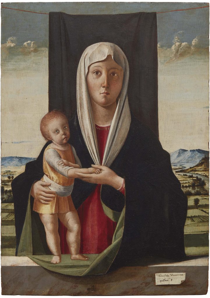 Alvise Vivarini, Madonna che regge il Bambino sul davanzale. Pandolfini