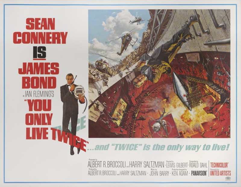 YOU ONLY LIVE TWICE (1967) POSTER, US, SUBWAY STYLE A (VOLCANO). Sotheby's