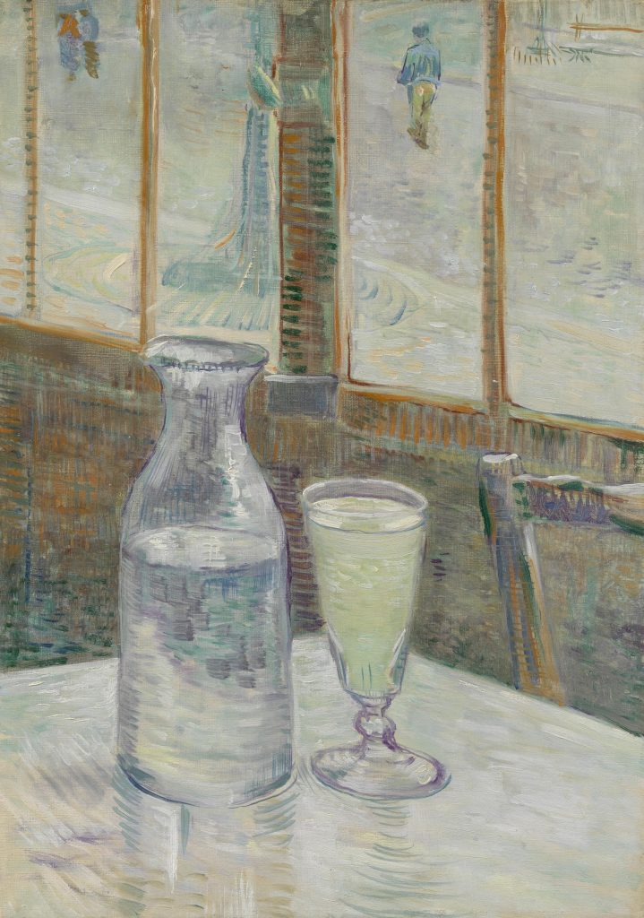 Vincent van Gogh, Tavolino di caffè con assenzio, Van Gogh Museum, Amsterdam,
