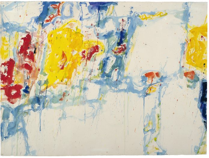 Sam Francis, Senza titolo (Yellow splashes), 1956. Il Ponte Casa d'Aste
