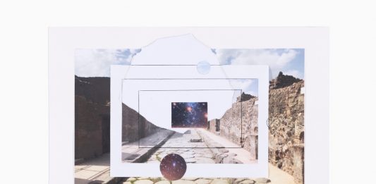 Pompeii Commitment: la materia archeologica è contemporanea e va online Giulio Paolini, Senza titolo (Pompei), 2020, matita e collage su carta, 35 x 50 cm. © Giulio Paolini. Photo Luca Vianello, Torino. Courtesy Fondazione Giulio e Anna Paolini, Torino