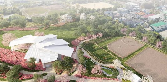 Un museo a forma di fiore: il nuovo progetto di Kengo Kuma a Tokyo