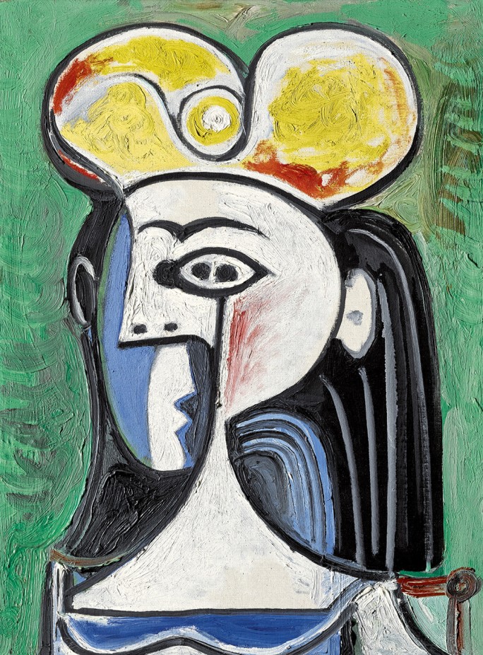 Pablo Picasso, Buste de femme assise (1962). Sotheby's