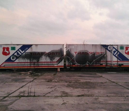 Graffitismo, Writing e Street Art: intervista a Vittorio Parisi (Parte III) SAUZER, graffiti su container abbandonati, Italia 2017 (© Sauzer)