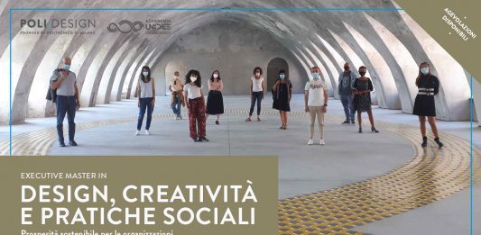AL VIA LA SECONDA EDIZIONE DEL MASTER EXECUTIVE IN DESIGN, CREATIVITA’ E PRATICHE SOCIALI – PROSPERITÀ’ SOSTENIBILE PER LE ORGANIZZAZIONI, IN PARTENZA A FEBBRAIO 2021