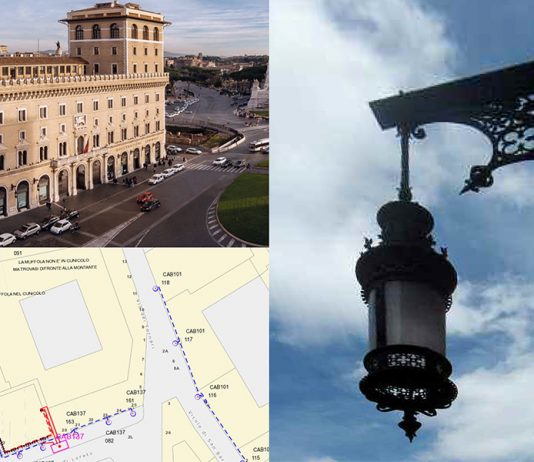 Gli studenti della RUFA accendono le lanterne storiche di Roma