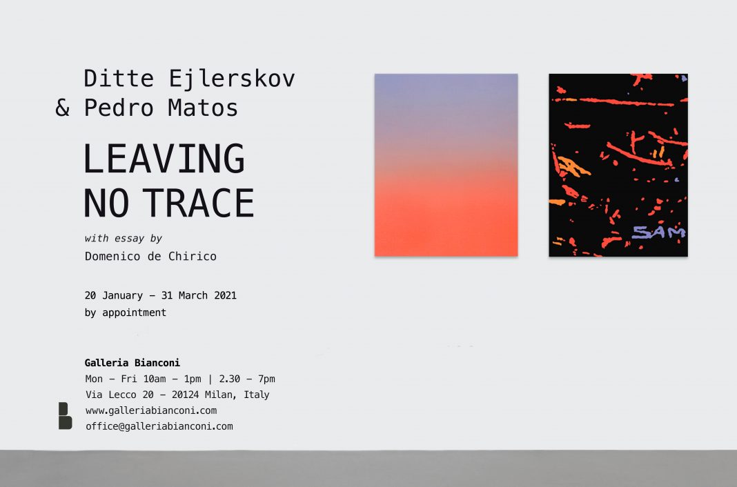 Ditte Ejlerskov / Pedro Matos – Leaving no Tracehttps://www.exibart.com/repository/media/2021/01/DitteEjlerskovPedroMatos_LeavingnoTrace_invite_GalleriaBianconi-1068x706.jpg