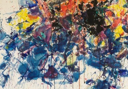 Il formidabile lascito di Howard Karshan alla Courtauld Gallery di Londra Detail from Red, Black & Blue, Sam Francis (1958), Courtesy Richard Valencia Photography/Courtauld Institute