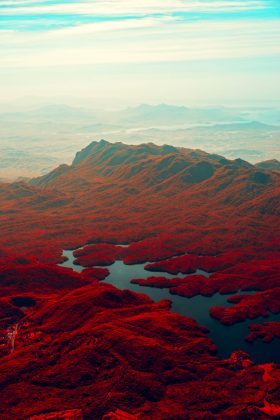 Flying over Mars by Rigoberto Costa, 665nm Infrared