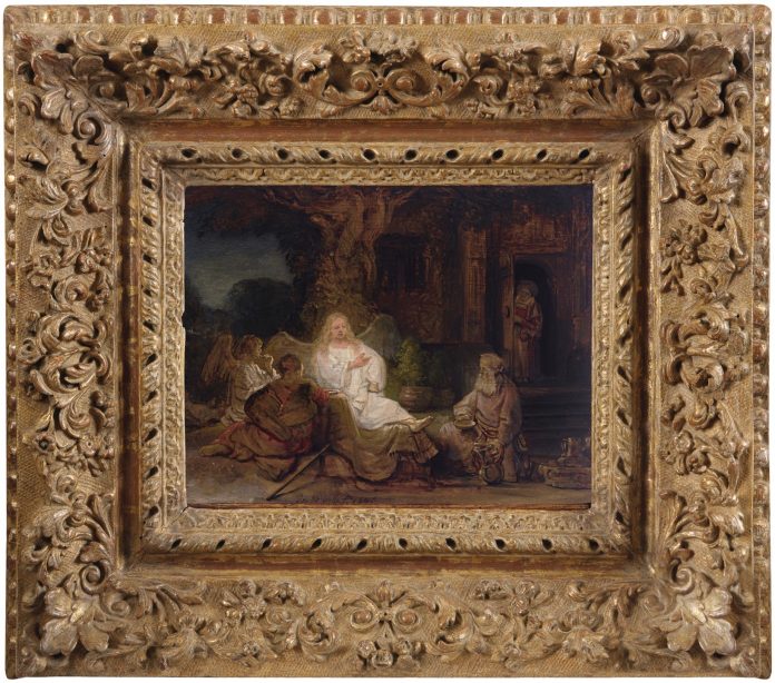 Rembrandt, Abraham and the Angels (1646). Sotheby's