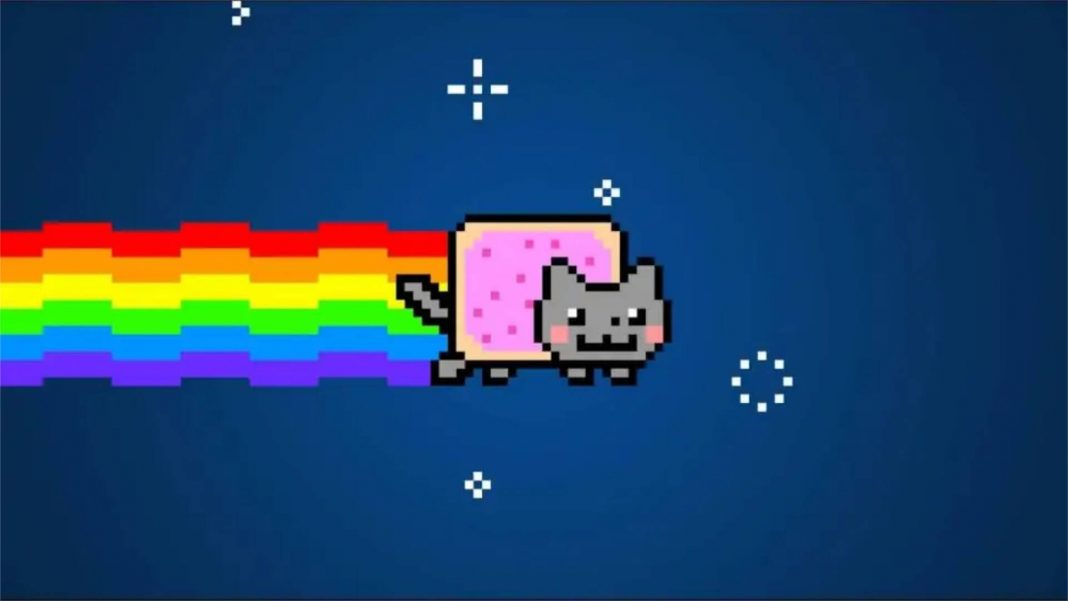  Crypto  art all asta la gif Nyan  Cat  venduta per oltre 