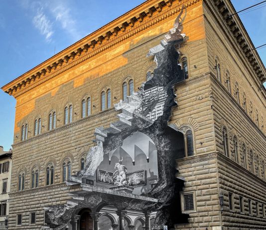 Svelata la nuova opera di JR a Palazzo Strozzi
