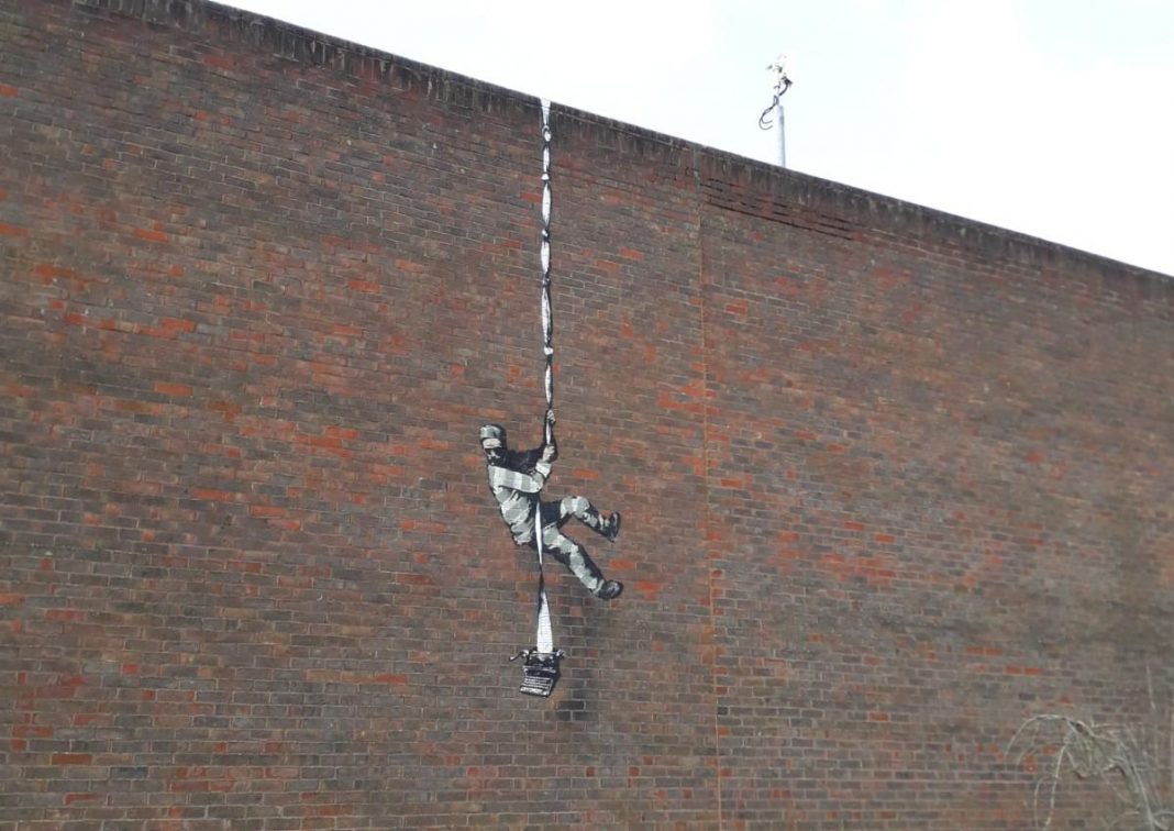 Banksy carcere di Reading