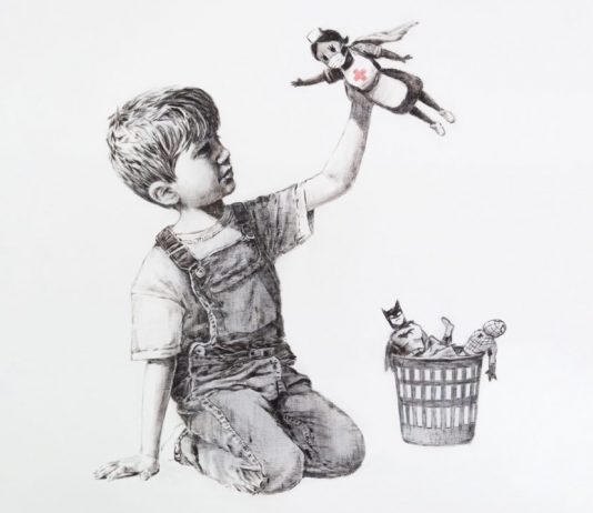 Banksy: l’opera simbolo della pandemia va all’asta da Christie’s Banksy Christie's