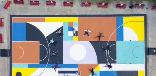 A Roma arriva Cantieri San Paolo, il nuovo laboratorio a cielo aperto Cantieri San Paolo. Tiber Courtyard by Greg Jager, photo Max Intrisano
