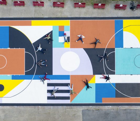 A Roma arriva Cantieri San Paolo, il nuovo laboratorio a cielo aperto Cantieri San Paolo. Tiber Courtyard by Greg Jager, photo Max Intrisano