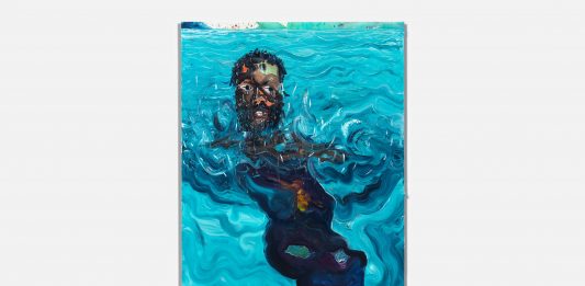 Il Mediterraneo si colora nei dipinti di Ludovic Nkoth. Da Luce Gallery, a Torino