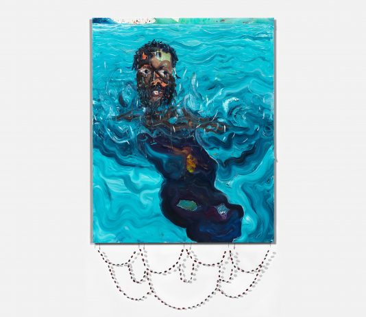 Il Mediterraneo si colora nei dipinti di Ludovic Nkoth. Da Luce Gallery, a Torino