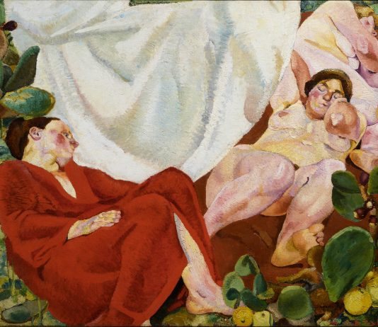 Tre collezioni, uno scopo benefico: Viaggio Controcorrente alla GAM di Torino Fausto Pirandello, Composizione (Siesta rustica), 1924-1926 - Collezione Giuseppe Iannaccone, Milano. Questa è una delle opere in esposizione nella mostra Viaggio Controcorrente alla GAM di Torino.