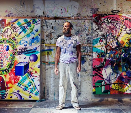 Kenny Scharf collabora con Dior per una collezione autunnale psichedelica