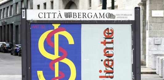 Art32 ha tappezzato Bergamo con i poster per la campagna della salute pubblica