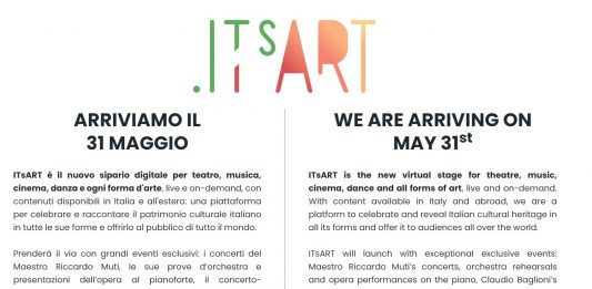 Manca poco al lancio della piattaforma streaming ITsART ma nessuno se n’è accorto