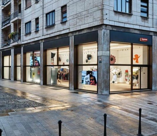 Il nuovo store SUPREME di Milano è uno spettacolo, tra street art e Leonardo