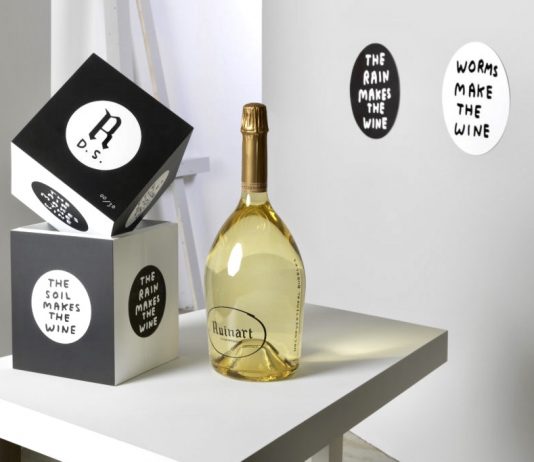 Bollicine d’arte contemporanea: l’artista David Shrigley per la cantina Maison Ruinart David Shrigley maison ruinart
