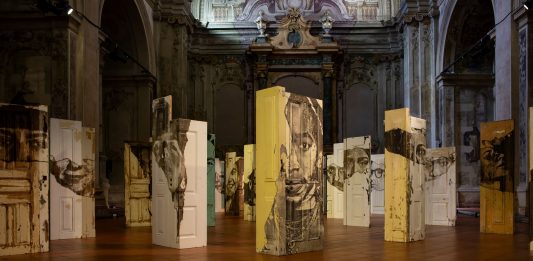 Alexandre Farto aka Vhils a Bologna, con MAGMA Gallery