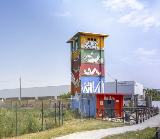 A Rivalta di Torino, la street art di RUN inaugura il Casermette Social Park