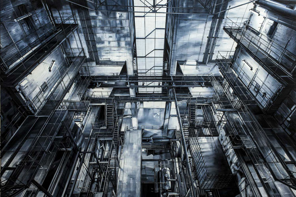 1 - Andrea Chiesi, Eschatos 1, 2017, olio su-lino, cm 100x140 copia