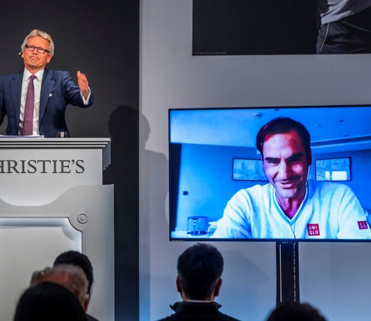 Christie’s, le racchette di Federer moltiplicano per 23 Federer Christie's