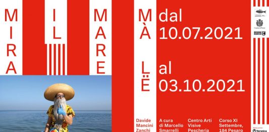 Davide Mancini Zanchi Mira il mare mà lë al Centro Arti Visive la Pescheria di Pesaro