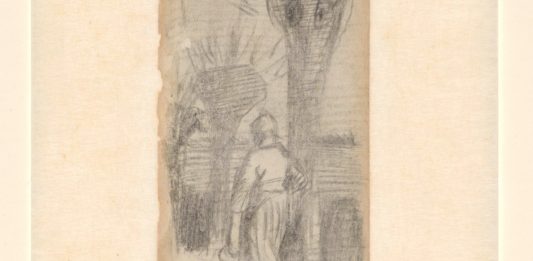 Tra le pagine di un romanzo storico, trovata un’opera in miniatura di Vincent Van Gogh