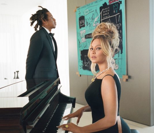 Beyoncé e Jay-Z fanno colazione da Tiffany, con un inedito Basquiat