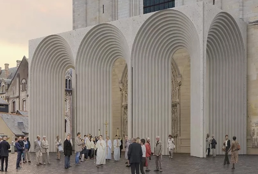 kengo kuma angers cattedrale