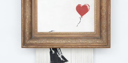 Banksy torna da Sotheby’s con “Love is in the Bin” Love is in the Bin banksy