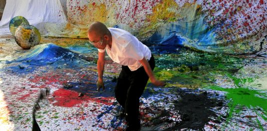 Shimamoto: dai buchi alle esplosioni-monumento al colore, al CIAC di Foligno