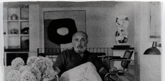 Conrad Marca-Relli a Palazzo Albertoni Spinola con la Galleria Mattia De Luca, Roma