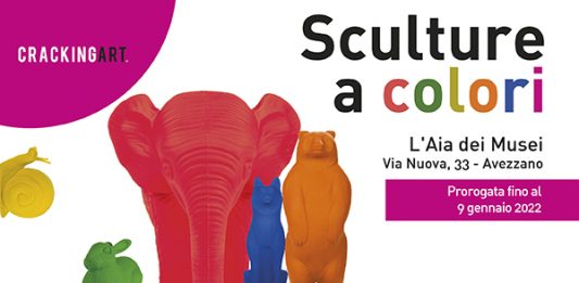 Prorogata fino al 9 gennaio 2022 la mostra “Cracking Art. Sculture a colori” ad Avezzano