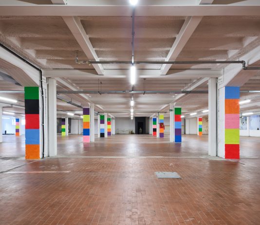 Peter Halley a Brescia con ‘Columns in 10 Colors’ per Art Drive-In Generali