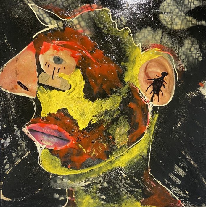 corpo umano - 49x49 - 2016 - mista su tela