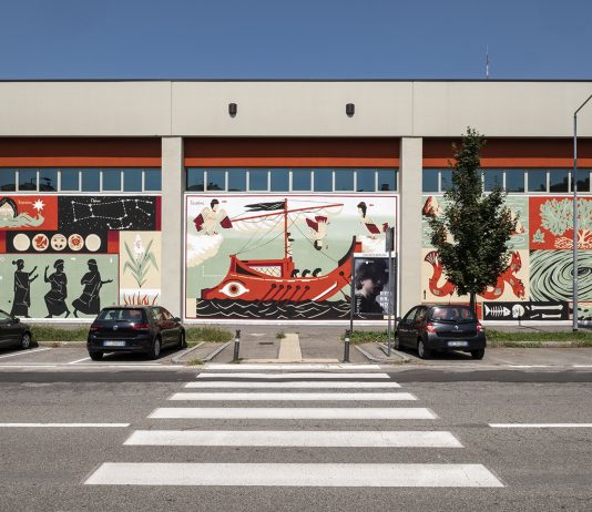 L’Odissea sui muri di Bergamo: quando l’arte diventa partecipativa Bergamo