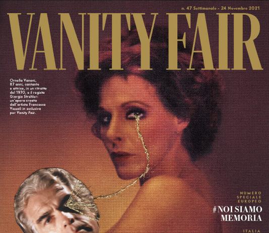 Vanity Fair e Francesco Vezzoli, per un numero speciale sull’Europa cover di vanity fair di francesco vezzoli
