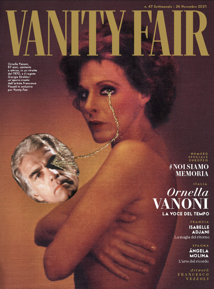 cover di vanity fair di francesco vezzoli